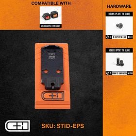Holosun EPS compatible adapter plate for Staccato Duo.
